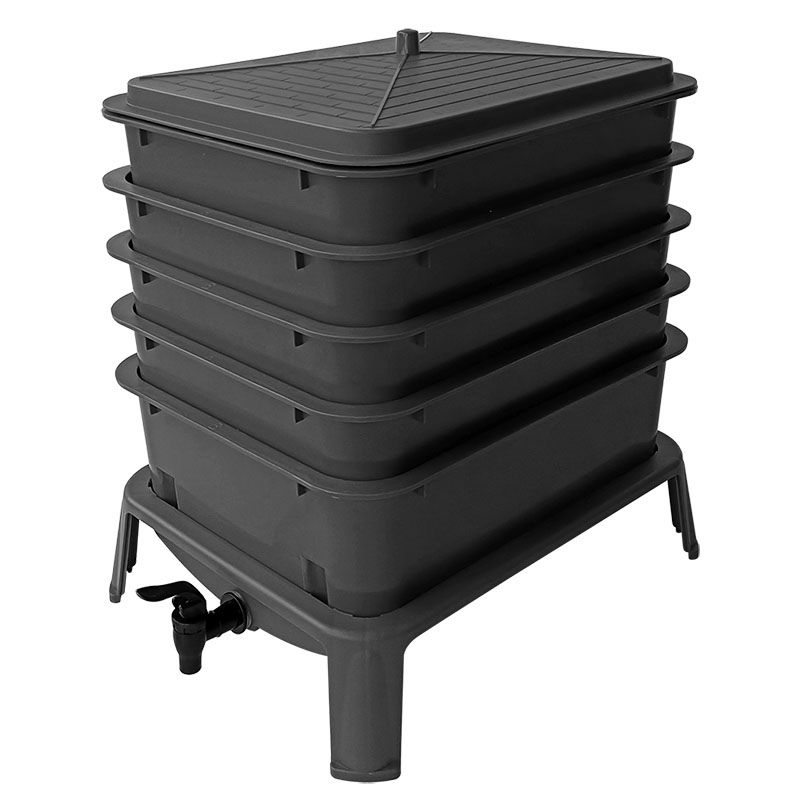 Commercial Kitchen Bin - Compostador de Gusano de Tierra de