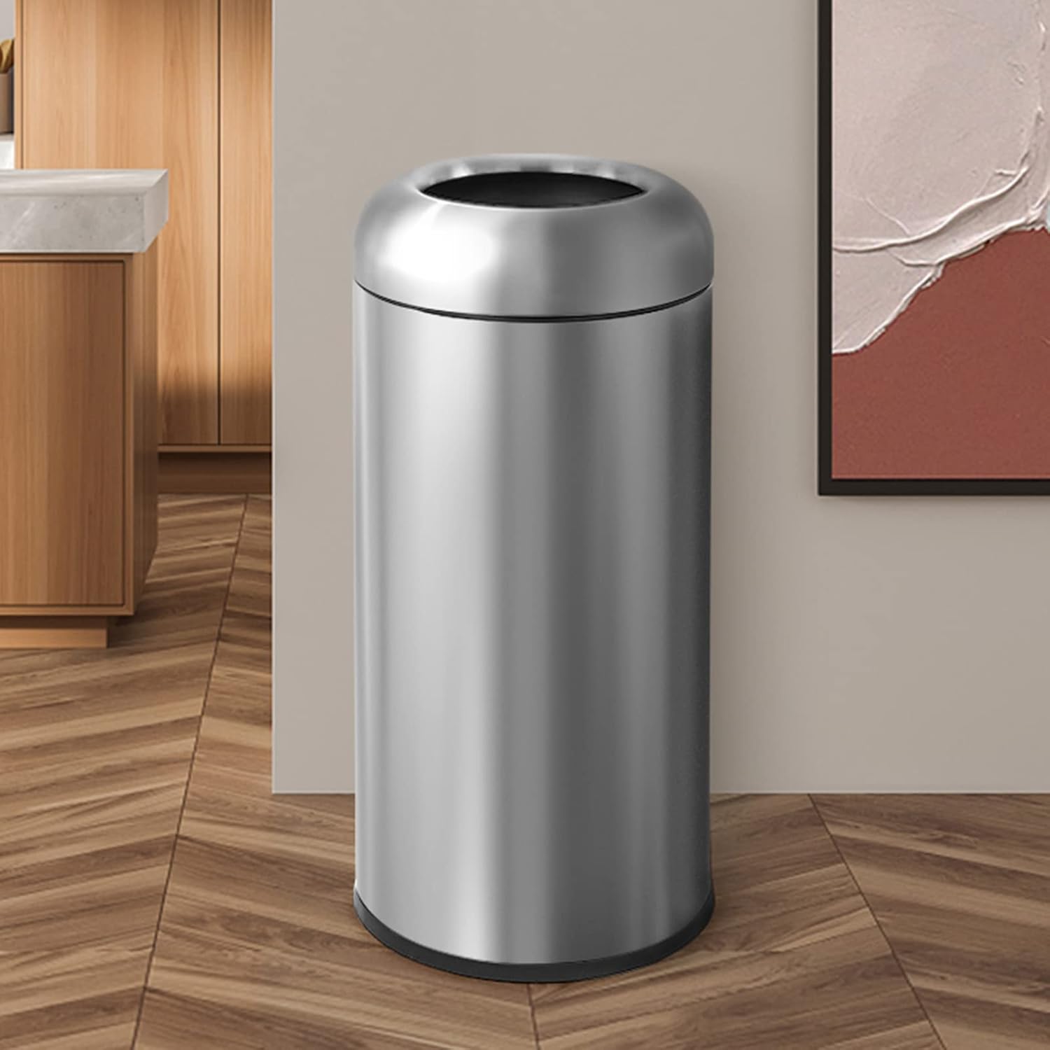 Commercial Kitchen Bin - Cubo de basura metálico de acero