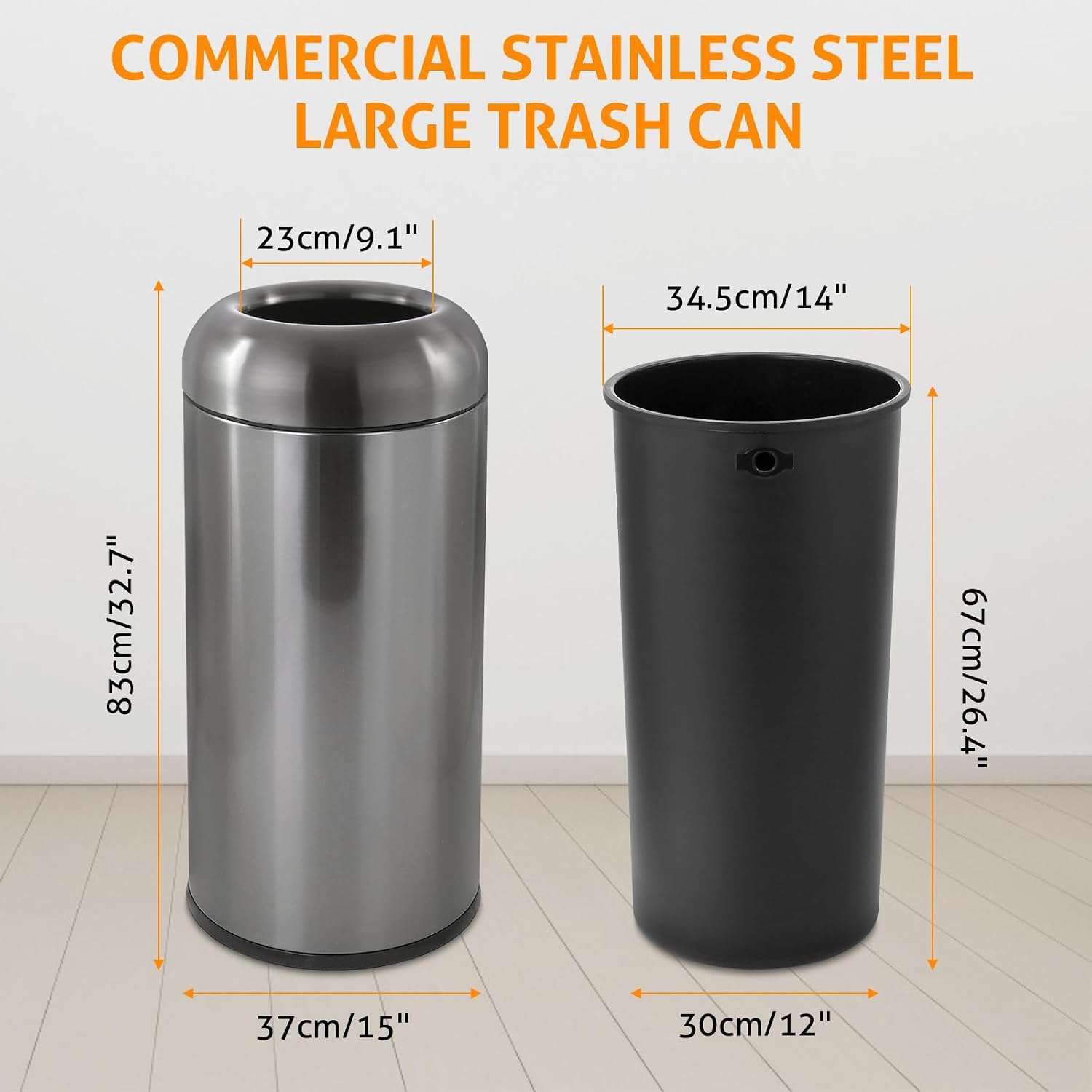 Cubo de basura comercial grand - Commercial Kitchen Bin reseña y precio