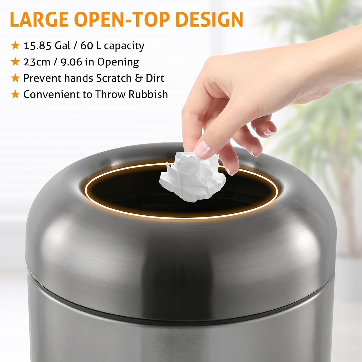 Cubo de basura comercial grand - Commercial Kitchen Bin reseña y precio