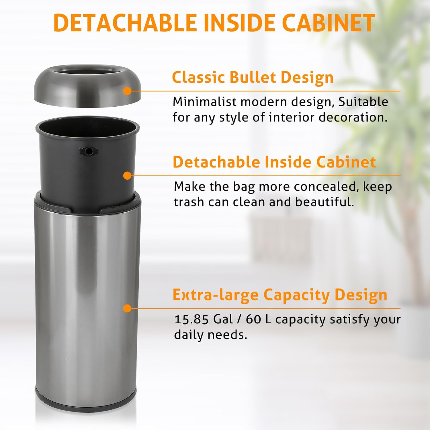 Cubo de basura comercial grand - Commercial Kitchen Bin reseña y precio